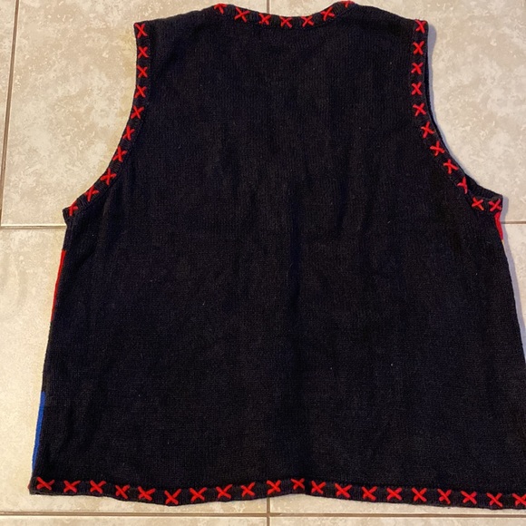 Basic Editions Holiday women's Christmas vest XL. Multicolored. - Picture 16 of 16